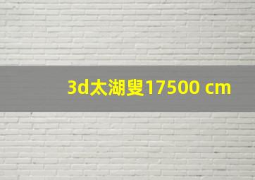 3d太湖叟17500 cm